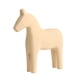 thumbnail image 1 of Estatua troyana creativa, artesanía, adorno de caballo de madera, decoración del hogar, figura de animal Amarillo, 1 of 9