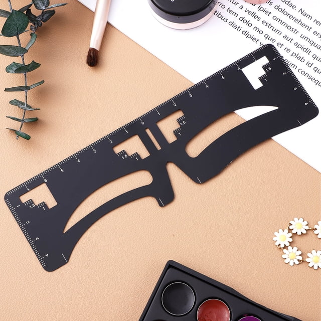 UPGRATOR Plantilla Para Reutilizable Color Negro Herramienta Para Maquillaje