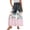 287#Pink, variant on Womens Boho Ruffle Hem Palazzo Pants Elastic High Waisted Ties Wide Leg Flowy Lounge Pants with Pockets Light pink XL