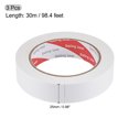 thumbnail image 2 of Unique Bargains Ruban Adhésif Double Face 25mm x 30m/98.4 Pieds 3 Rouleaux, 2 of 5