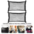 thumbnail image 4 of LEEYNEER Stretchable Small Cargo Net Wall Hanging Organizer 2 Pcs RV Back Seat Abs Polyester Cars Accessories, 4 of 6