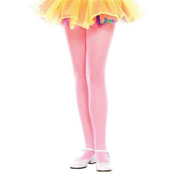 Music Legs Women's Women's Girls Tights Nylon Dancer Skater; Pink - Large 280-PINK-L