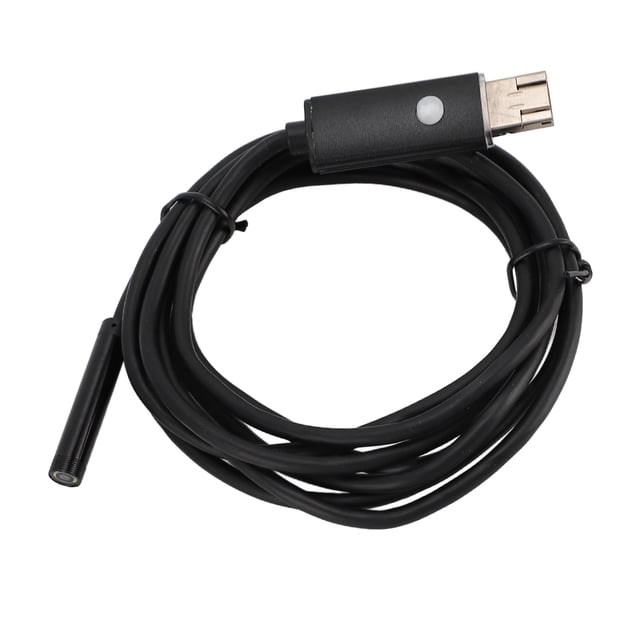 Endoscope Camera with 6 Adjustable LED Lights, Semi Cable 360 Rotatable IP67 Water Resistant Industrial Borescope Sewer Camera USB Inspection Camera for Phone Tablet