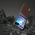 thumbnail image 2 of Allytechgroup for Motorola Razr 2024/2025 Case Cover, Slim Fit Vintage PU Leather Shockproof Anti-Scratch Bumper Luxury Phone Case for Motorola Razr 2024/2025 - Coffee, 2 of 5