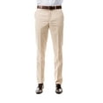 thumbnail image 2 of Mens Dress Pants, Solid Slim Fit Office Pants Only, 2 of 4