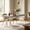 Gray, variant on Fnova 70.86 Inch Farmhouse Dining Table, X-Shaped Metal Legs, Large Rectangular Kitchen Table for 6-8 People, Heavy Duty Dining Room Furniture