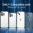 thumbnail image 4 of KALMORE Anti-Scratch Protective Cell Phone Case for for iPhone 14, Clear, 4 of 6
