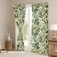 thumbnail image 3 of Manfei Floral Blossoms Birds Girl Curtains Pack of 2 (42x84 Each),Chic Flowers Curtains Blackout,Retro Vintage Bedroom Curtains,Luxury Bedroom Decor, 3 of 6