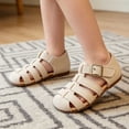 thumbnail image 2 of WAYUTE Sandals for Girls Soft Sole Closed Toe Princess Sandals Breathable Beach Shoes for Toddler and Kids Playful Casual Outdoor, 2 of 7