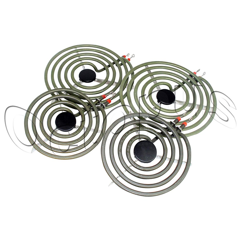 Electric Range Burner Element Four (4) Unit Set Kit MP15YA MP21YA