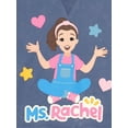 thumbnail image 2 of Ms. Rachel Toddler Girls Washed Crewneck Graphic Top and Shorts Set, 2-Piece, Sizes 12M-5T, 2 of 7