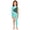 Light Green, variant on TiaoBug Gymnastics Unitards for Girls Asymmetrical Leotard Dance Biketard Sparkly Color Block Figure Skating Bodysuit Light Purple 16