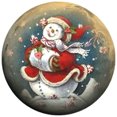 thumbnail image 2 of 5D taladro redondo completo diamante pintura DIY Navidad círculo Kits pedrería artesanía Likrtyny decoración de arte, 2 of 9