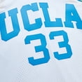 thumbnail image 4 of Men's Mitchell & Ness Kareem Abdul-Jabbar White UCLA Bruins 1968/69 Throwback Jersey, 4 of 5