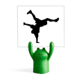 thumbnail image 1 of Handstand rompiendo Dancer Sports Estante de notas, estante de ranas de animales de dibujos animados, 1 of 3