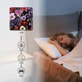 thumbnail image 4 of 10 Inch Wall Clock Battery Operated Silent Clock Decorative for Office, Kitchen, Outdoor, Living RoomSpring Wild Flowers Red Poppy and Blue Flowers Art, 4 of 4