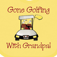 thumbnail image 4 of Inktastic Gone Golfing with Grandpa Boys Baby Bib, 4 of 4