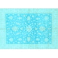 thumbnail image 1 of Ahgly Company Indoor Rectangle Oriental Light Blue Traditional Area Rugs, 8' x 10', 1 of 4