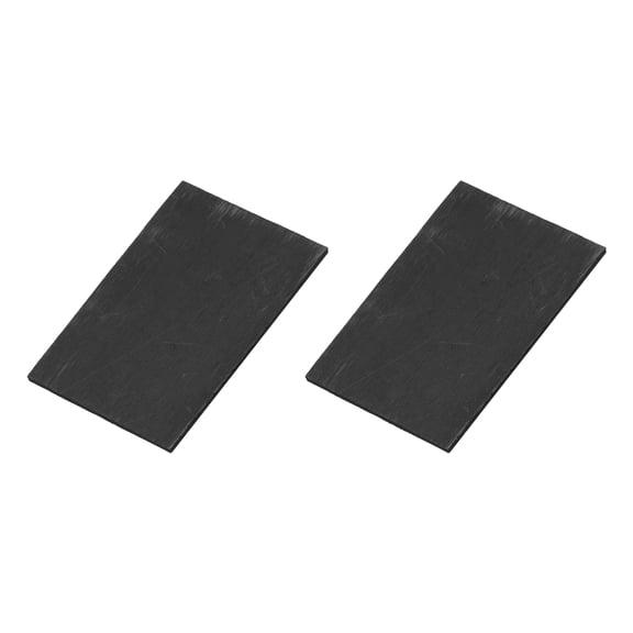Rectangle Graphite Block Disk Ingot High Purity Graphite Electrode Plate Sheet 30x20x1mm for Melting Casting Electrolysis, Pack of 2