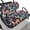 Colorful Butterfly, variant on Garronmavis Brown Cow Point Print Golf Cart Rear Seat Cover Accessorie for Heat Protection Comfortable Golf Cart Seat Covers for Sun Protection Universal Fit for All Brand