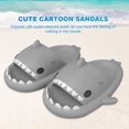 thumbnail image 4 of Lindo tiburón diapositivas zapatillas antideslizante baño suave suela verano al aire libre sandalias Sywqhk Para Estrenar, 4 of 7