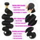 thumbnail image 2 of mechones de pelo con cierre YAKUSHA Body Wave 12A (35-75 cm), 2 of 7