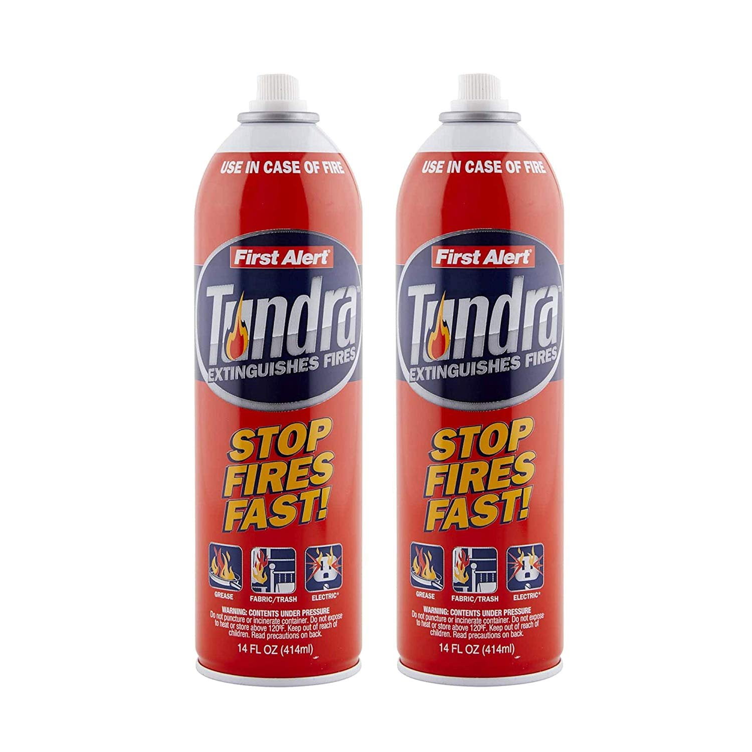 First Alert Fire Extinguisher TundraFireExtinguishing Aerosol Spray
