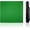 Green, variant on Mahjong Mat, Mahjong Table Mat with Black Carrying Bag,Rubber Anti Slip Game Mat and Noise Reducing Table Cover for Mahjong,Dominoes,Poker,Card,Board Games Table Mat (Blue, 31.5 Inches)