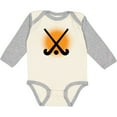 thumbnail image 3 of Inktastic Field Hockey Player Team Coach Boys or Girls Long Sleeve Baby Bodysuit, 3 of 5
