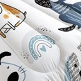 thumbnail image 5 of Datura Home Kawaii Dogs Comforter Set Cute Dogs And Rainbow Printed Quilt, 5 of 5