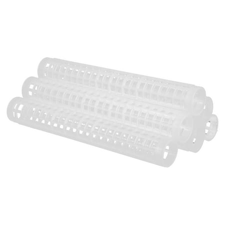 ifundom 6-Pack White Plastic Plant Supports for Climbing Vines and Garden Plants Garden Trellis Stakes