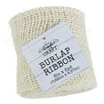 thumbnail image 3 of Love, Laugh, Craft Jute Burlap Roll, Finished Edges, 3"W x 5-Yards, 9-Pk, Precut, White, 3 of 10