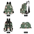 thumbnail image 4 of FORMRS Mini Backpack Purse for Women Quilted Travel Daypack Casual Shoulder Bag, Christmas Santa, 4 of 7