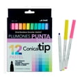 thumbnail image 1 of Plumón Punta Cónica AleJaz Caja Con 12 Piezas Colores Pastel, 1 of 1