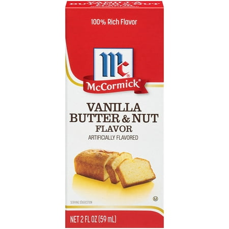 McCormick Vanilla, Butter & Nut Flavor, Artificially Flavored, 2