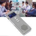 thumbnail image 4 of Voice Recorder MP3 WAV 192kbps Noise Reduction Dual Microphone Password Function Digital Recorder with Earphone 32G, 4 of 5