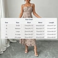 thumbnail image 3 of MYAOYI Women's Dresses Ditsy Floral Wide Strap Midi Dress Square Neck Corset Waist Flowy Summer Vacation Dress, 3 of 8