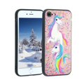 thumbnail image 1 of Compatible with iPhone 7 Phone Case, Unicorn Case Silicone Protective for Teen Girl Boy Case for iPhone 7, 1 of 1
