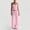 Pink, variant on Purcolt Women's 2 Piece Dressy Casual Slim Fit Tank Top and Wide Leg Pants Summer Casual Lounge Sets Matching Outfits Sets