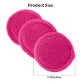 thumbnail image 4 of MesaSe 3Pcs Cotton Rounds Reusable Makeup Remover Pads Soft Face Pads Rose Red, 4 of 7