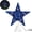 Blue, variant on Gogcaro Christmas Star for Tree, Blue Light-up Glittered Star Tree Topper with Sparkling Yarn, 9.84" x 7.87"