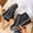 Black, variant on Wedge Ankle Boots for Women Platform Vintage Closed Toe Side Zipper High Heel Booties Solid Color Comfortable Ladies Shoes Blue 9.5(43)