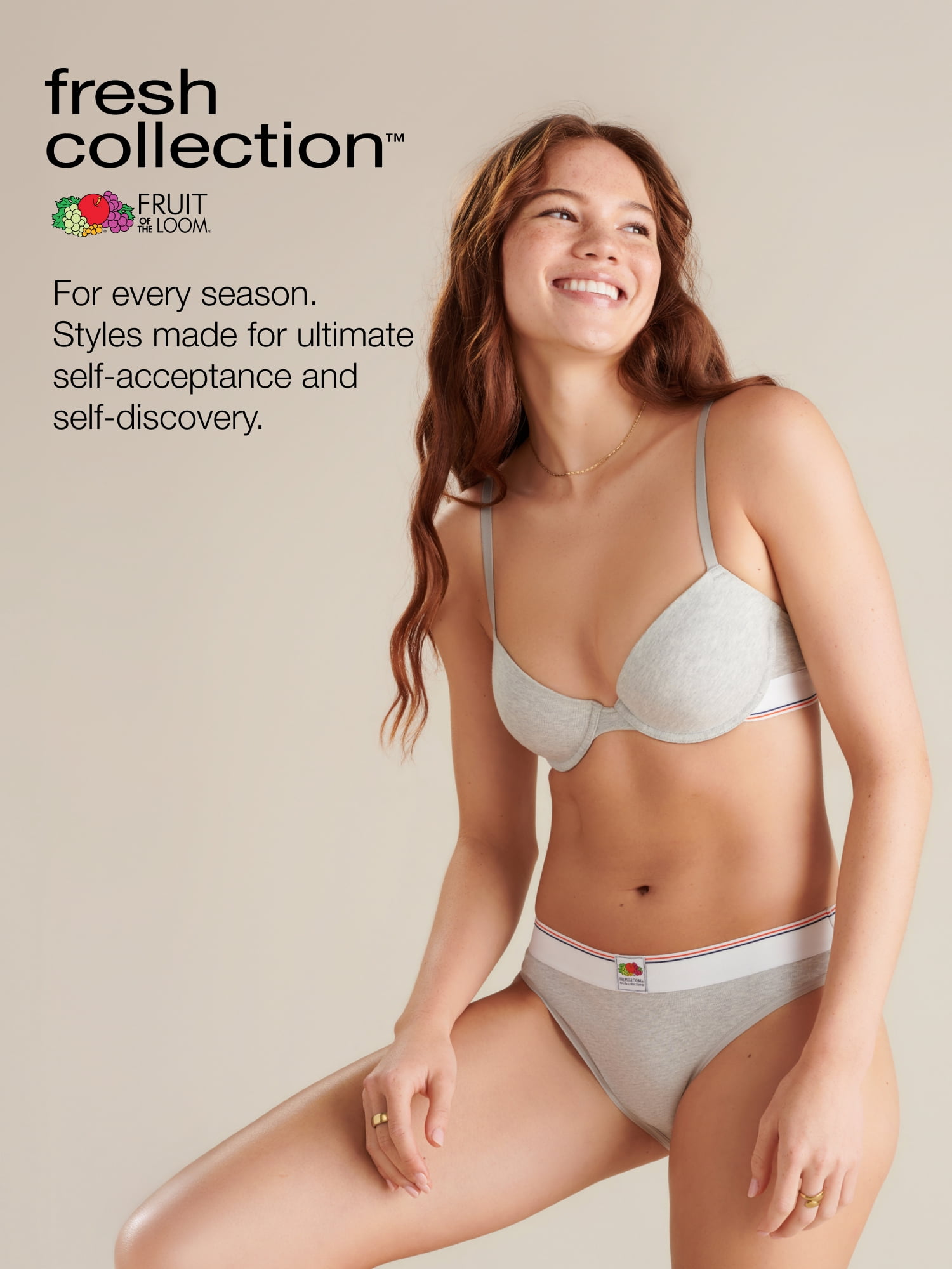 Fresh by Fruit of the Loom 2-Pack Cotton Bikini, Sizes XS to XXL