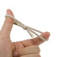 thumbnail image 4 of Unique Bargains 1 Pc Classic Knotted Style Hair Rope Hair Scrunchies Beige, 4 of 5