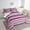 Pink Gray White Black, variant on Erosebridal Modern Stripe Line Bedding Twin Size, Aesthetic Pink Gray White Black Comforter Sets with Sheets, Girly Room Decor Super Cozy 7pcs