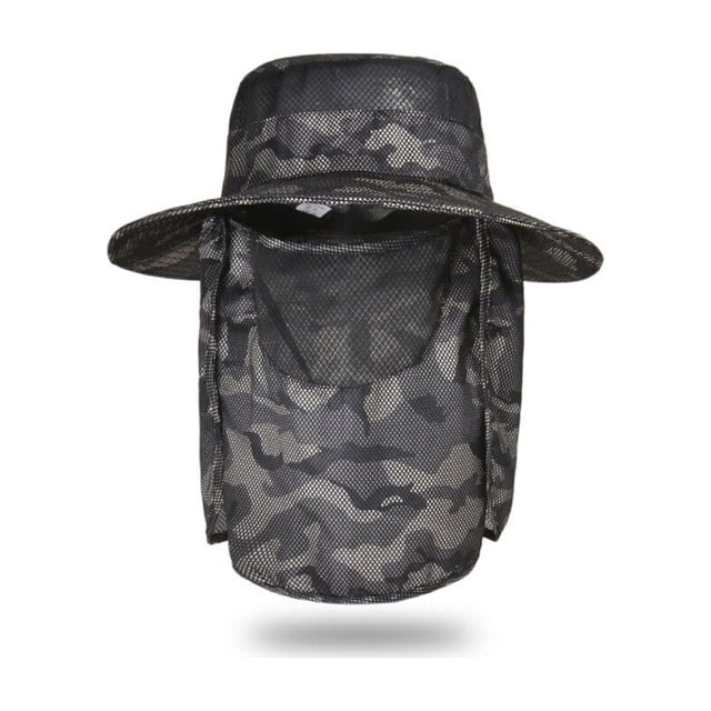 Polyester Men Bucket Hat Portable Breathable Foldable Colorful Stylish Breathable Men Man Bucket Adjustable Windproof Sunproof Hiking Fishing Cap Khaki