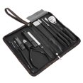 thumbnail image 2 of Pedicure Tool Pedicure Knife Foot Planing Tool 11pcs Stainless Steel Pedicure Tool Set Nail File Pedicure Knife Dead Skin Pusher Kit ANGGREK FB1411, 2 of 8