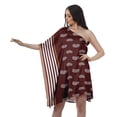 thumbnail image 1 of Moomaya Robe Maxi à une Épaule pour Femmes Imprimée Grande Taille Kaftan Robe de Plage, 1 of 6