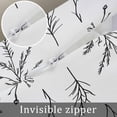 thumbnail image 7 of Natural Spring Floral Throw Pillow Cover 20 x 26 Inch Decorative Pillow Cover Black Emerging Blossoms Lumbar Pillowcase Seasonal Rectangle Cushion Case for Couch Sofa Bed Living Room, 7 of 7