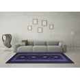 thumbnail image 3 of Ahgly Company Indoor Rectangle Southwestern Blue Country Area Rugs, 8' x 10', 3 of 4